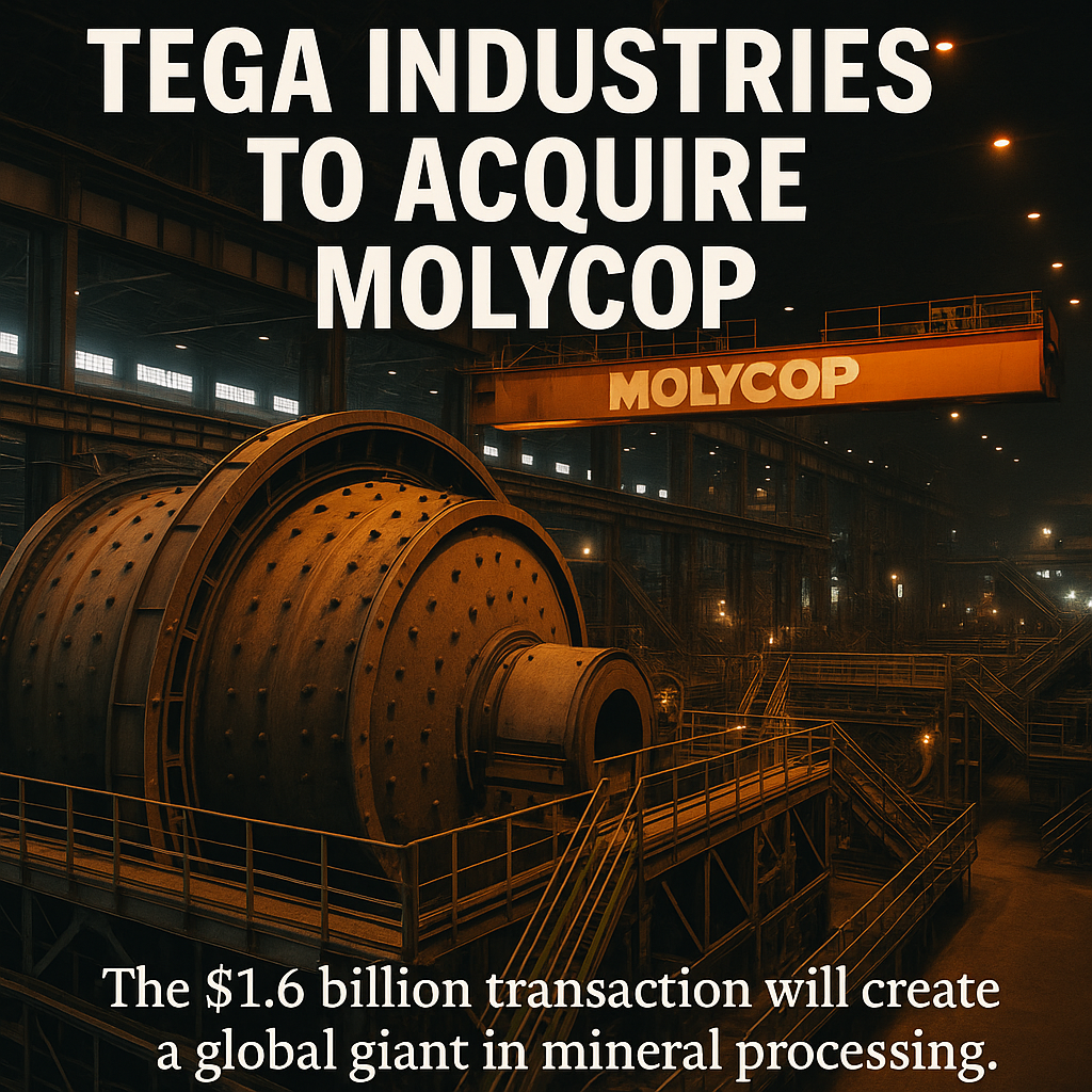 Tega Industries’ $1.48 Billion Molycop Acquisition Explained